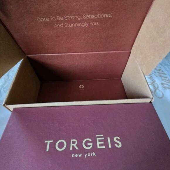 TORGEIS NEW YORK SYRENE leopard Syrene cage sandals size 6 NIB - Picture 5 of 5